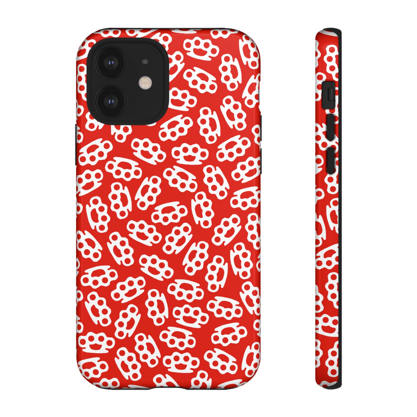 Red Candy Coated Brass Knuckles Phone Case