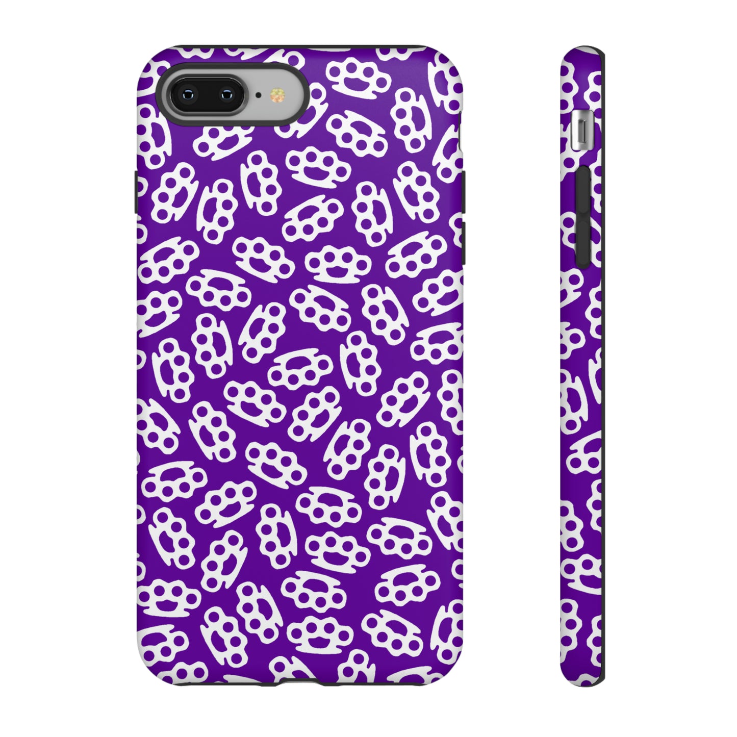 Purple Candy Coated Brass Knuckles Phone Case