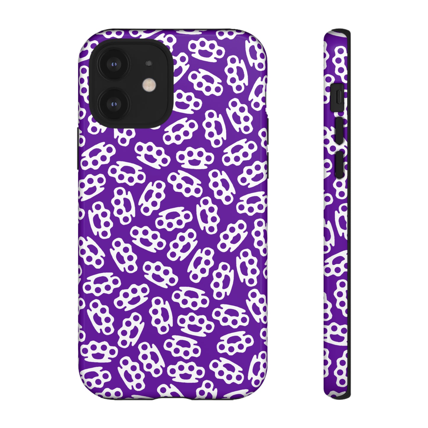 Purple Candy Coated Brass Knuckles Phone Case