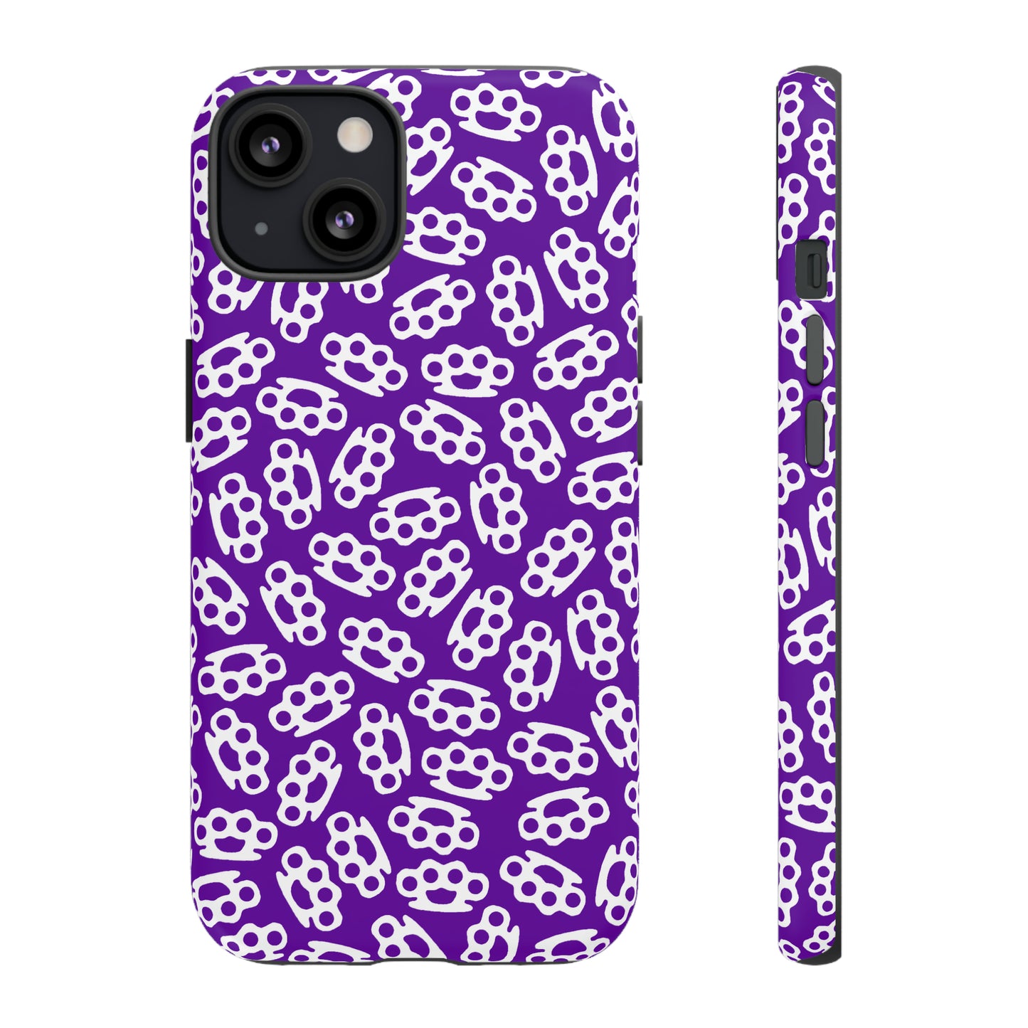 Purple Candy Coated Brass Knuckles Phone Case