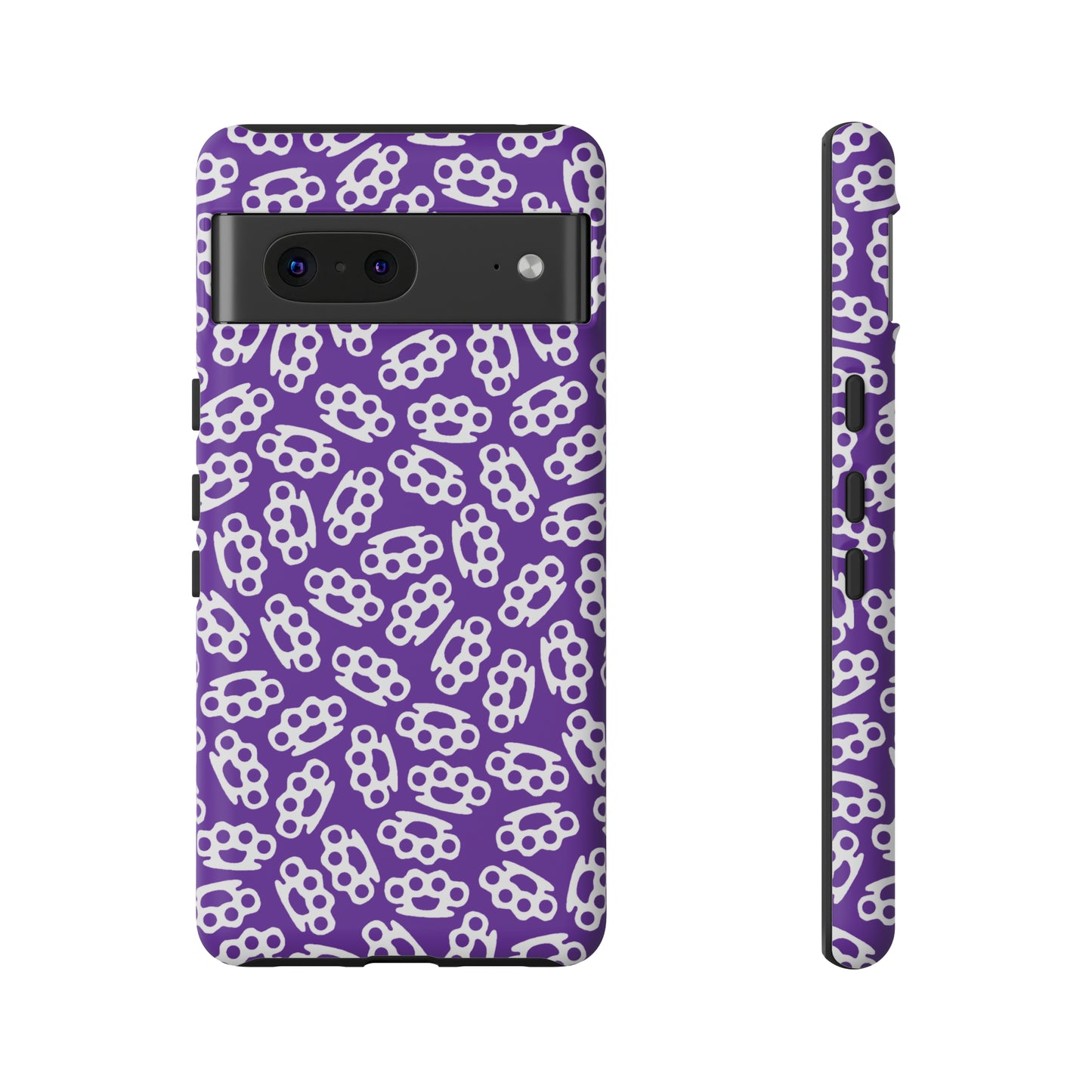 Purple Candy Coated Brass Knuckles Phone Case