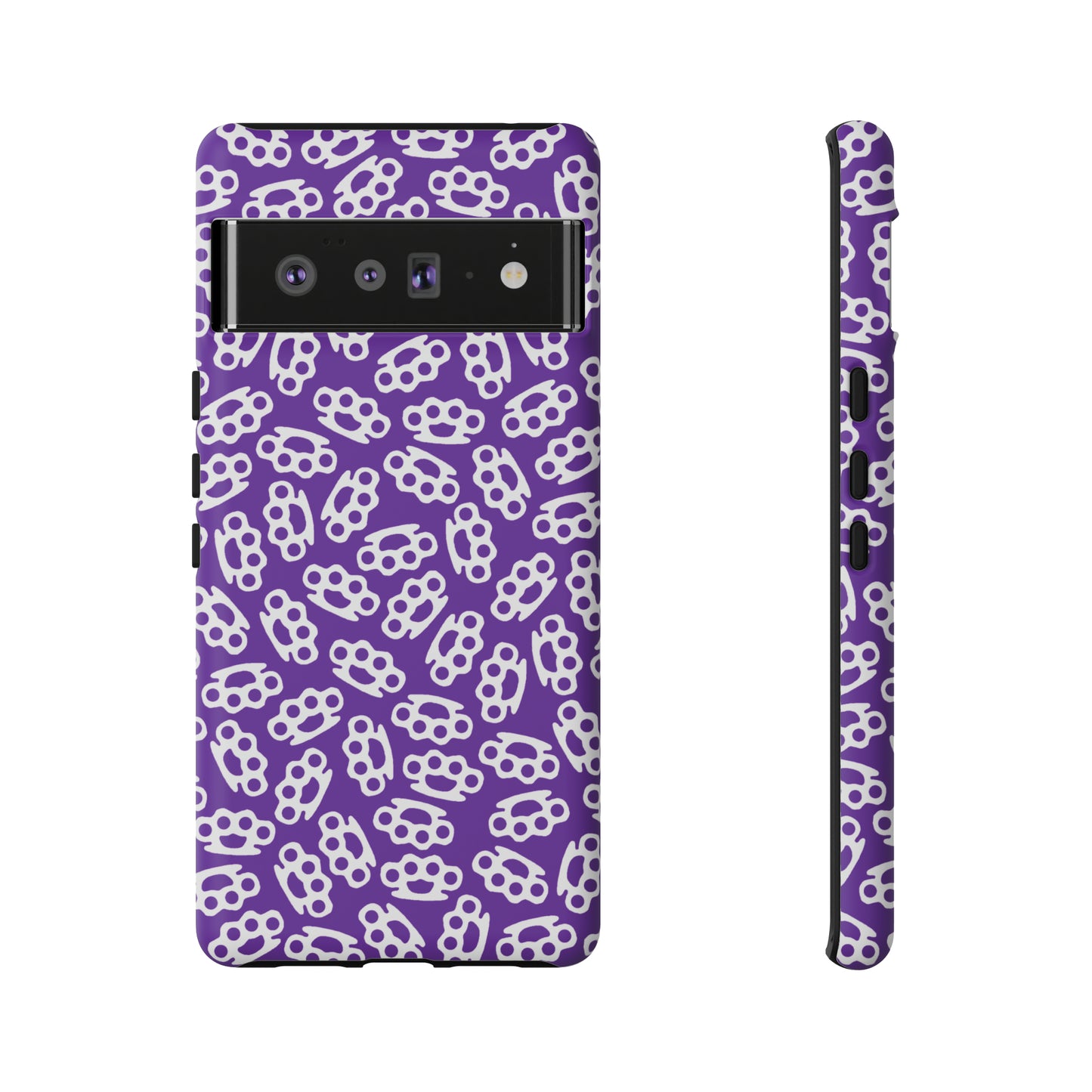 Purple Candy Coated Brass Knuckles Phone Case